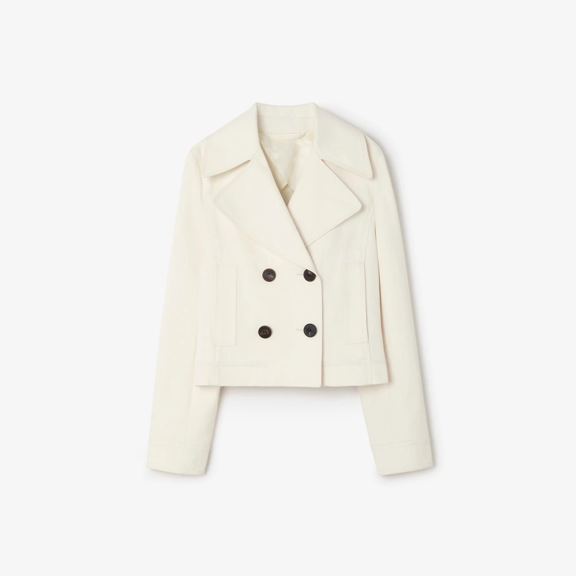 Cropped Cotton Jacket - 1