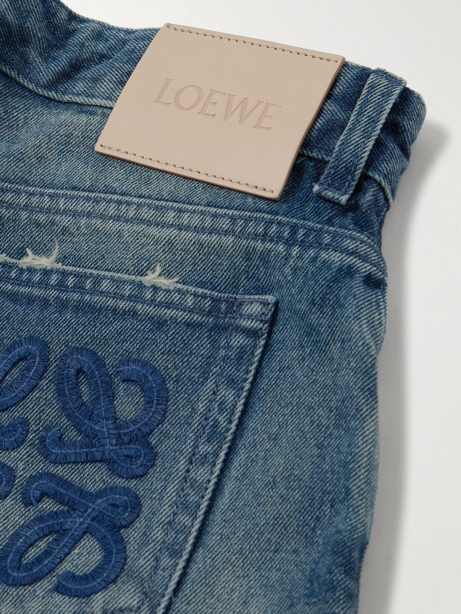 + Paula's Ibiza fringed denim shorts Blue - 6