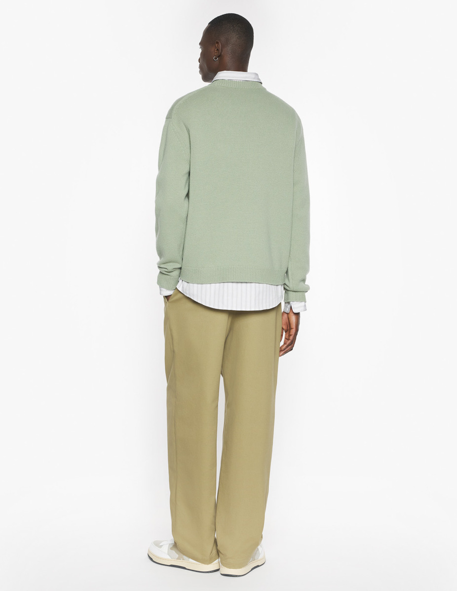 FOX HEAD INTARSIA MERINO JUMPER - 5