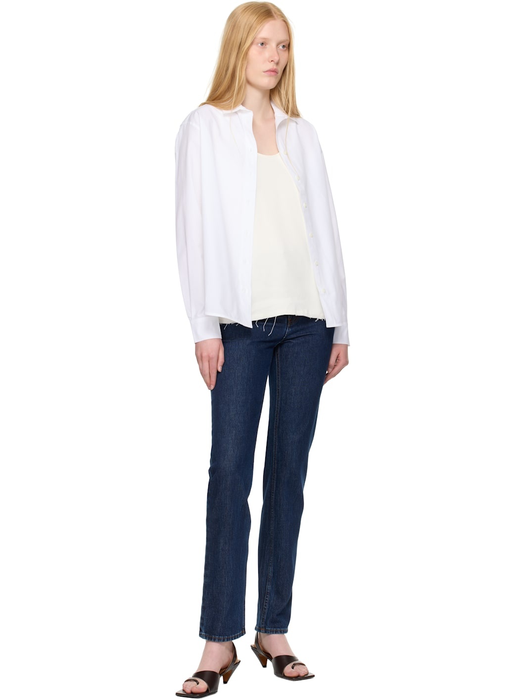 White Signature Cotton Shirt - 4