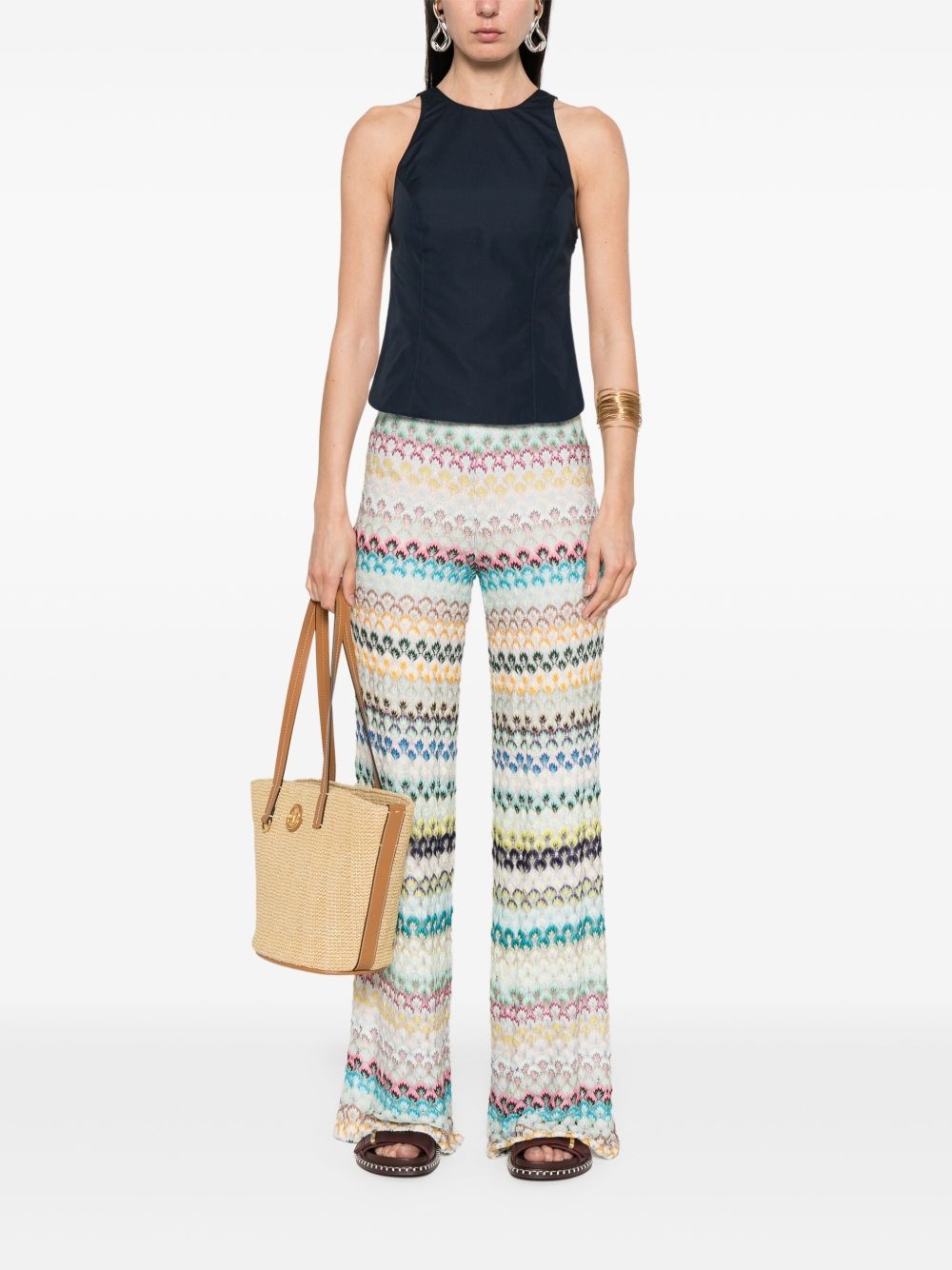 zigzag trousers - 2
