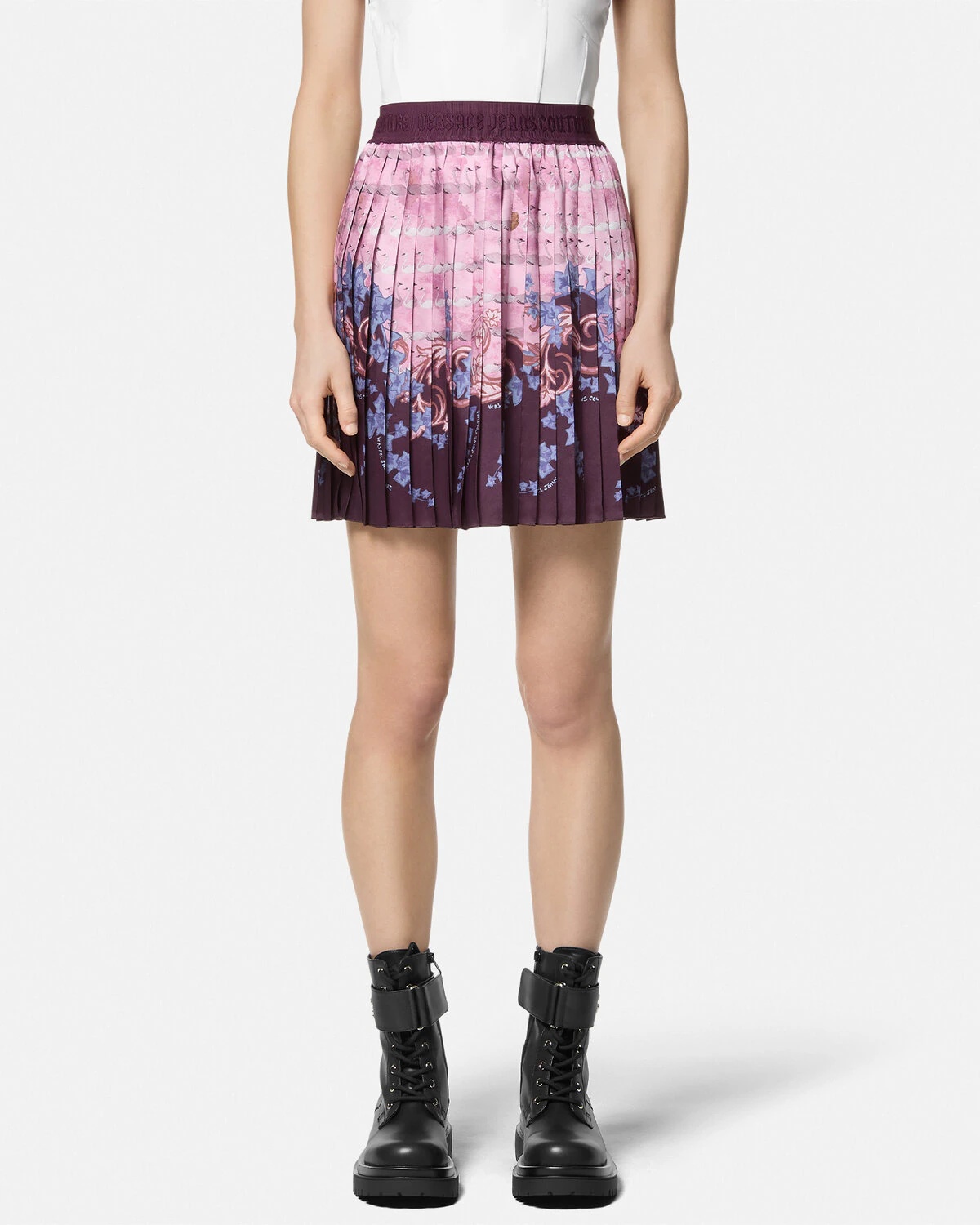 Swan Lake Pleated Mini Skirt - 4