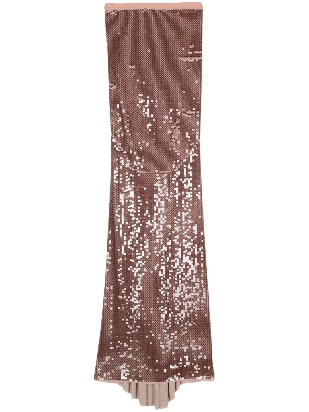 sequin-design mermaid maxi skirt - 1