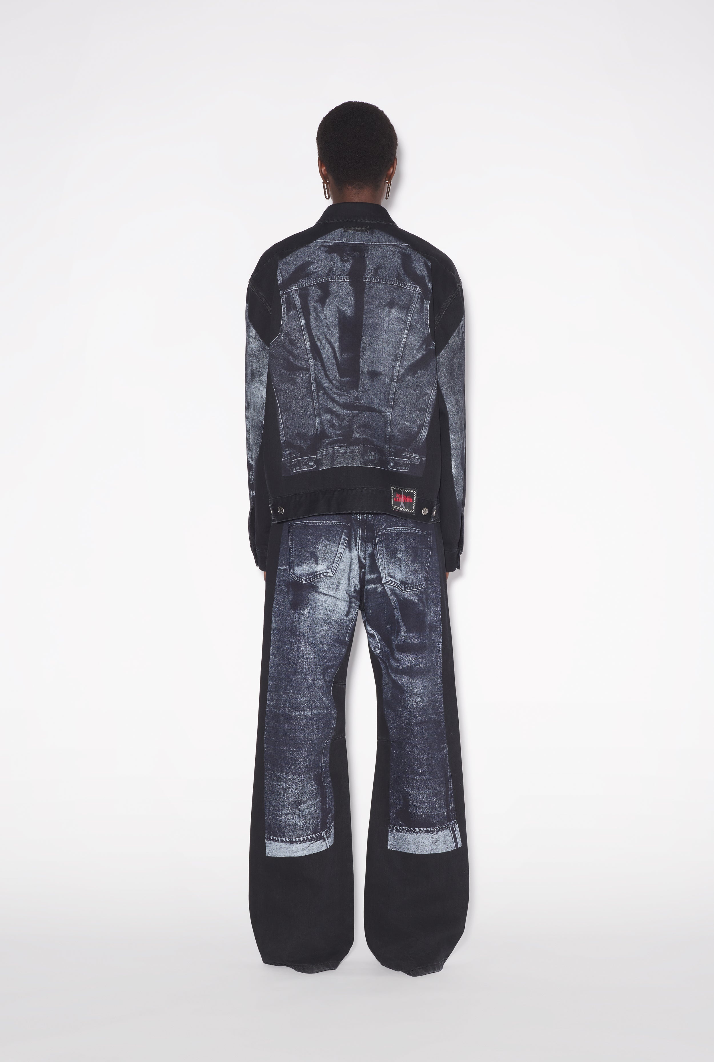 THE BLACK TROMPE L’OEIL DENIM JACKET - 7