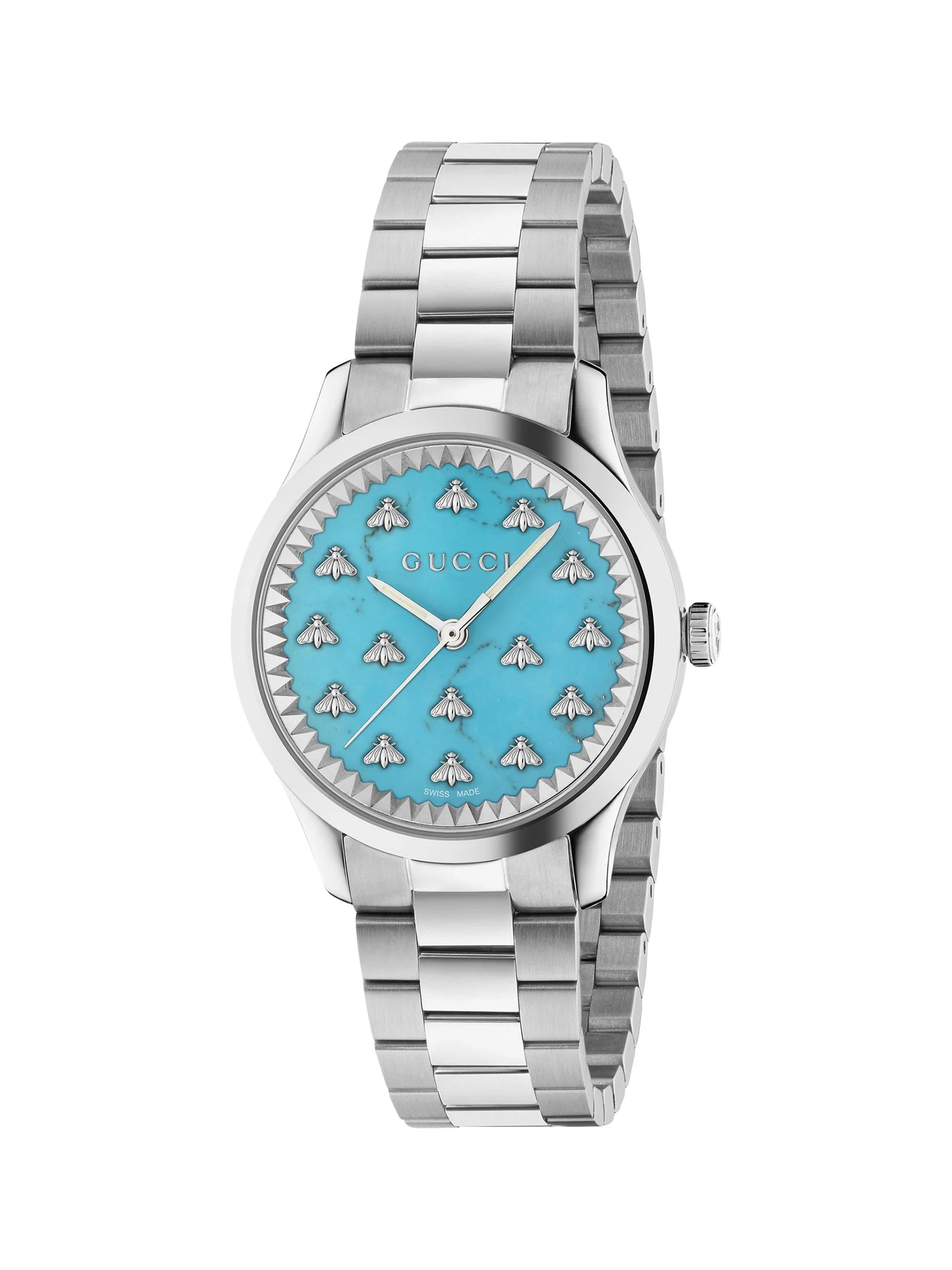 Women's G-Timeless Stainless Steel & Turquoise Bracelet Watch - Turquoise - 1