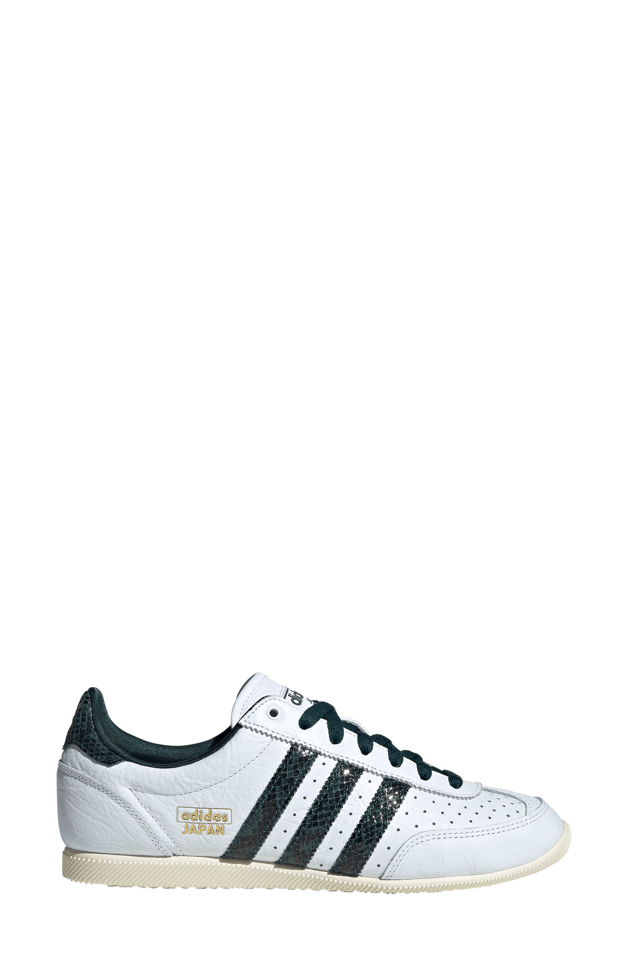 adidas Japan Low Top Sneaker in White/Green/Aurora Ivy at Nordstrom - 3