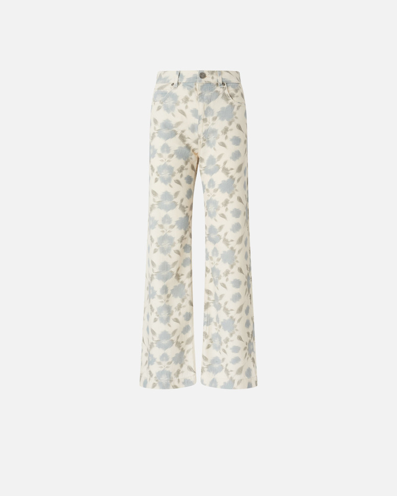 WIDE-LEG TROUSERS WITH COTTAGE FLOWER PRINT 7