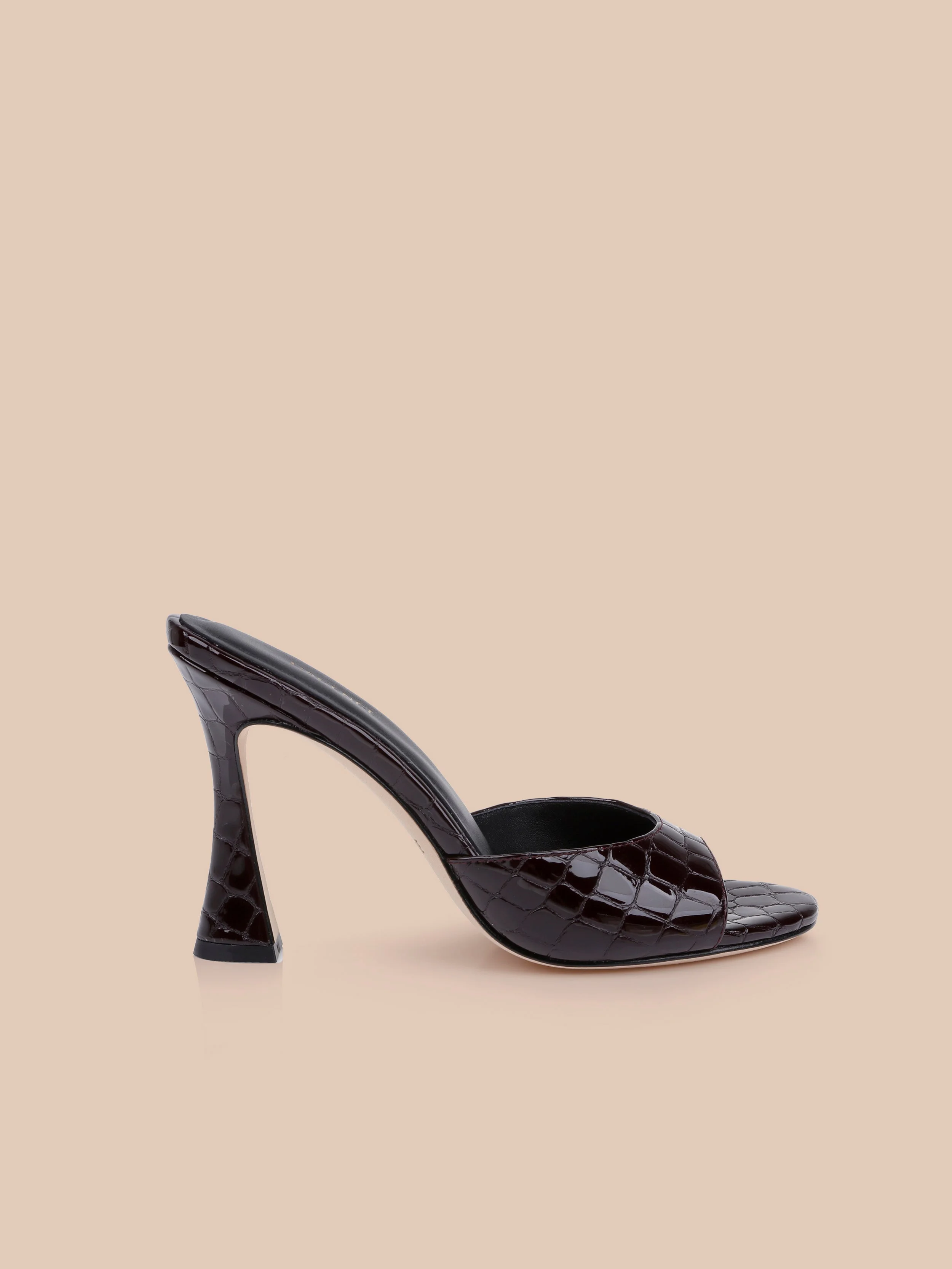 Avery Leather Open-Toe Mule - 1