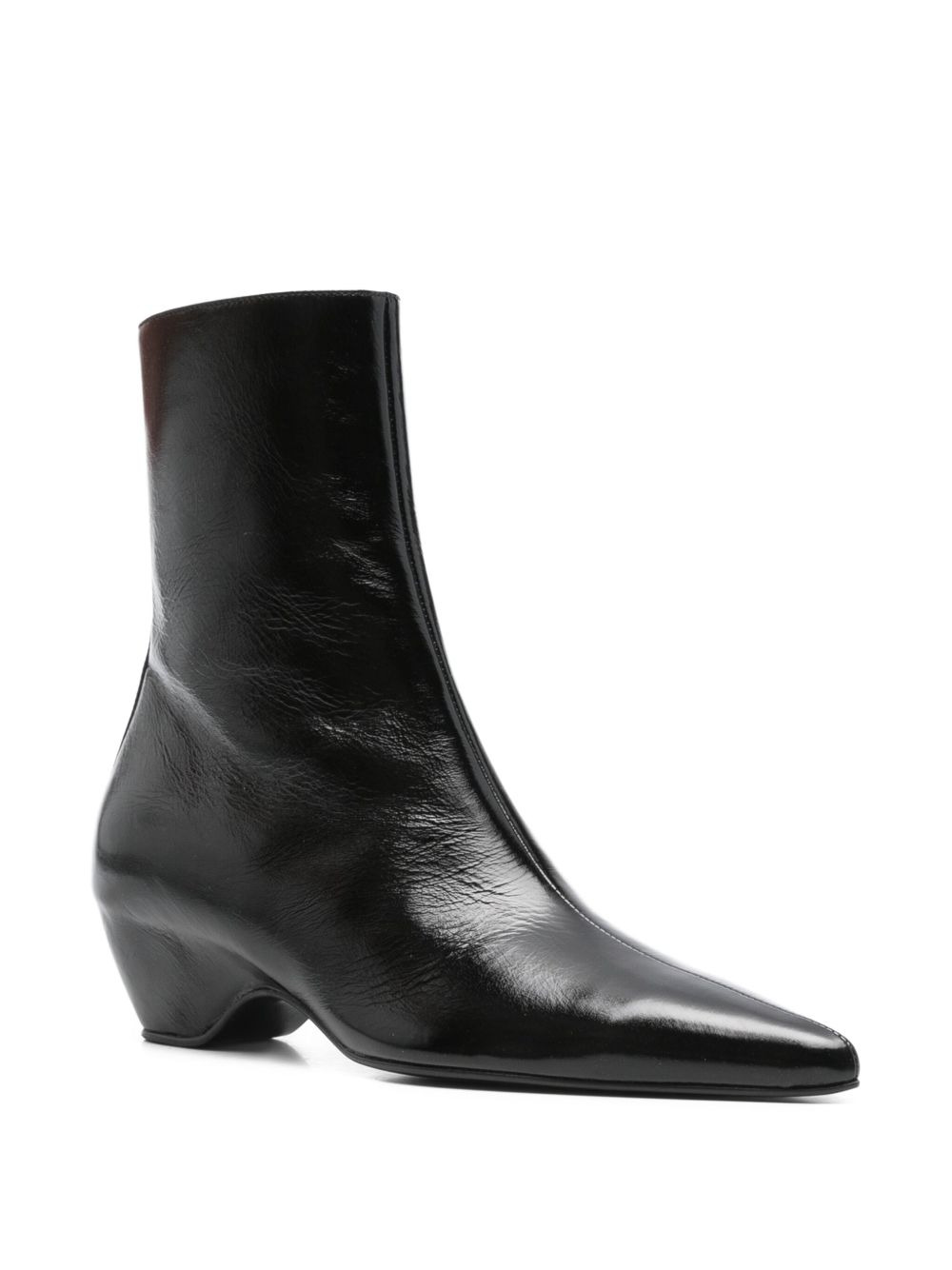 Arizona pointed-toe calf leather ankle boots - 2