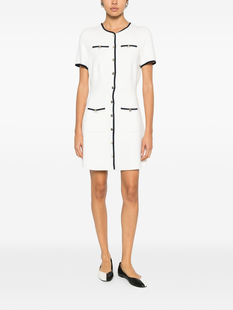 maje trim button knitted dress outlook