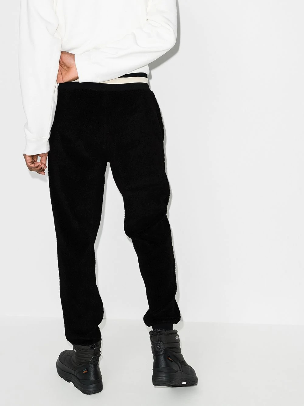 sherpa fleece jogging trousers - 3