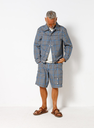 Nigel Cabourn 4 Tool Short in Navy Check outlook