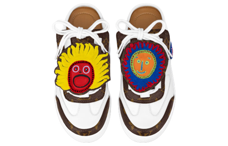 (WMNS) LOUIS VUITTON x YAYOI KUSAMA Mules 'White with Logo and Monogram' 1ABD7C - 3