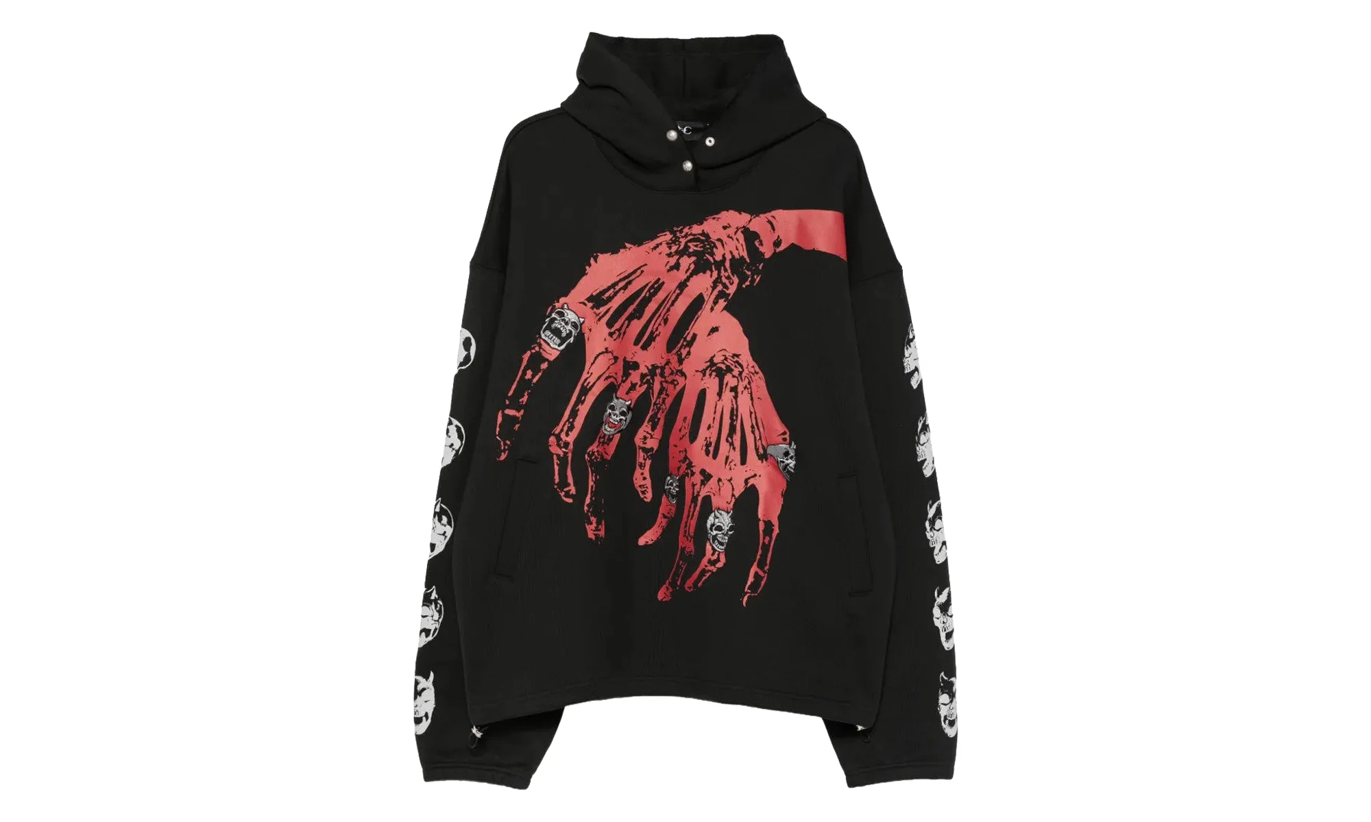 Tc Bone Cross Hoodie "Black" TC26SS3002 - 1
