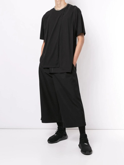 Y-3 layered crew-neck T-shirt outlook