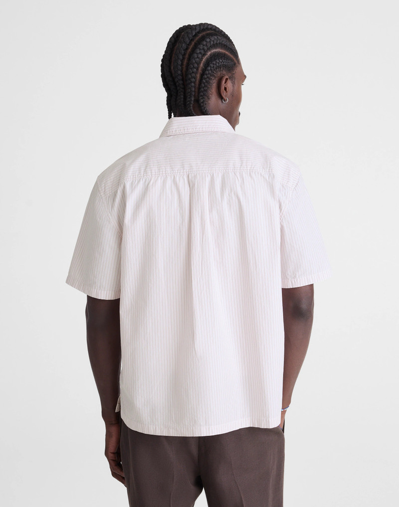 Madewell Boxy Cropped Shirt in Crisp Poplin outlook