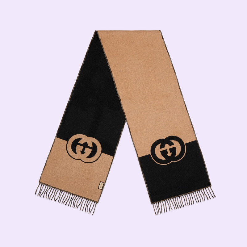 GUCCI Wool with Interlocking G scarf outlook