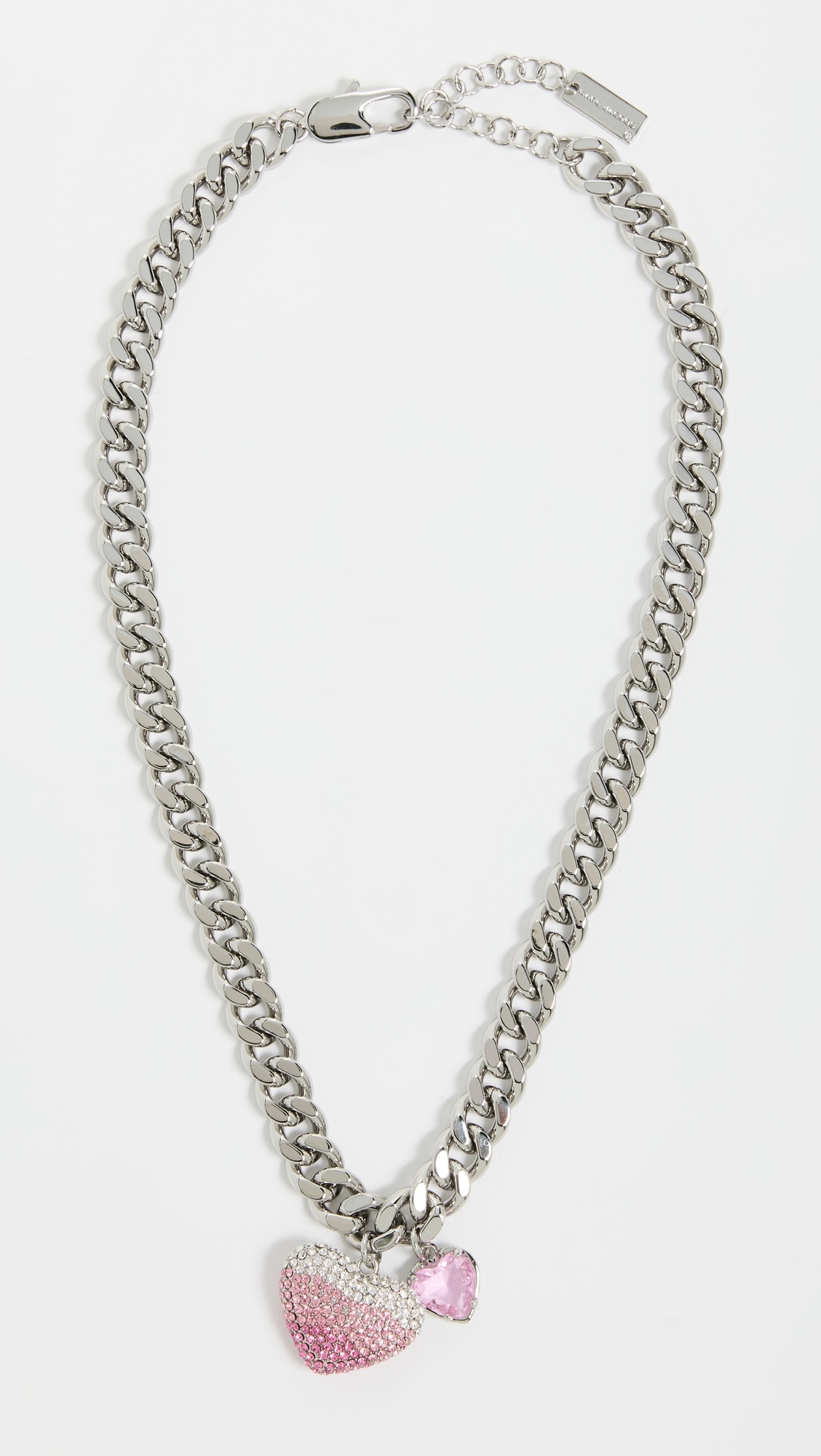 Heart Balloon Pave Necklace - 1