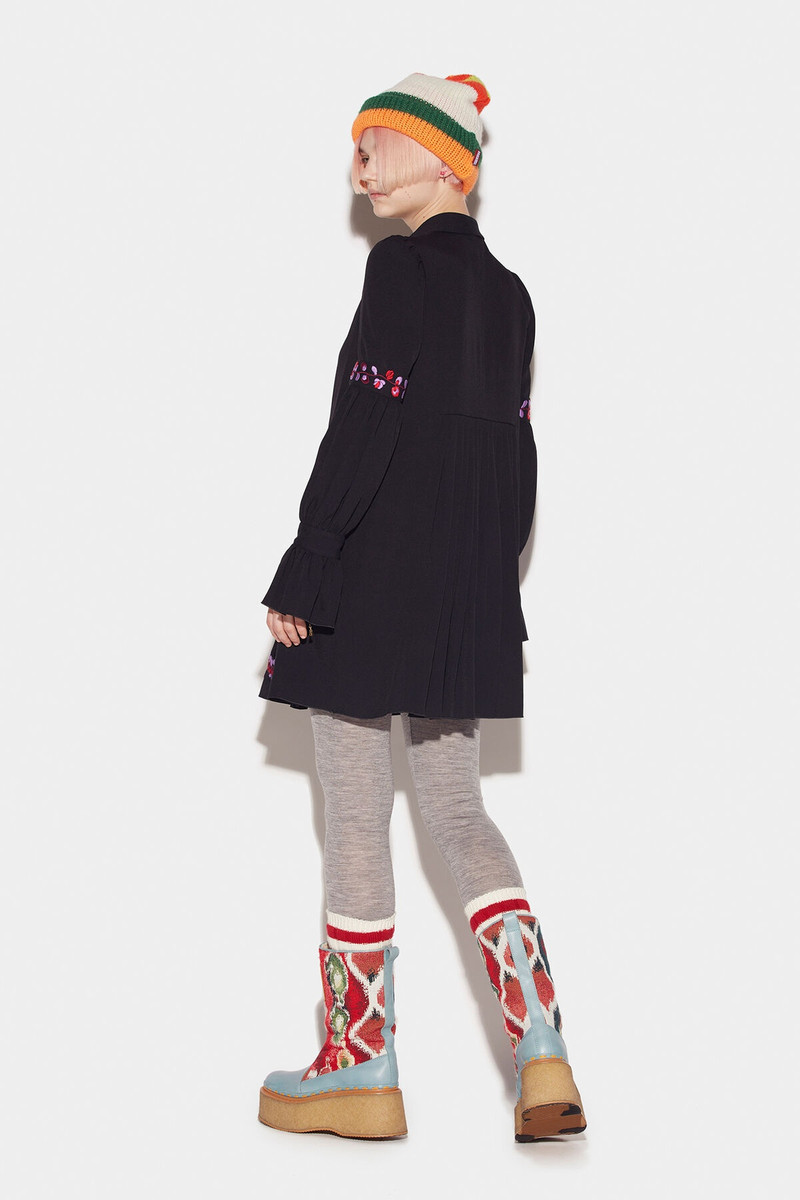 DSQUARED2 EMBROIDERED FOLK MINI DRESS outlook