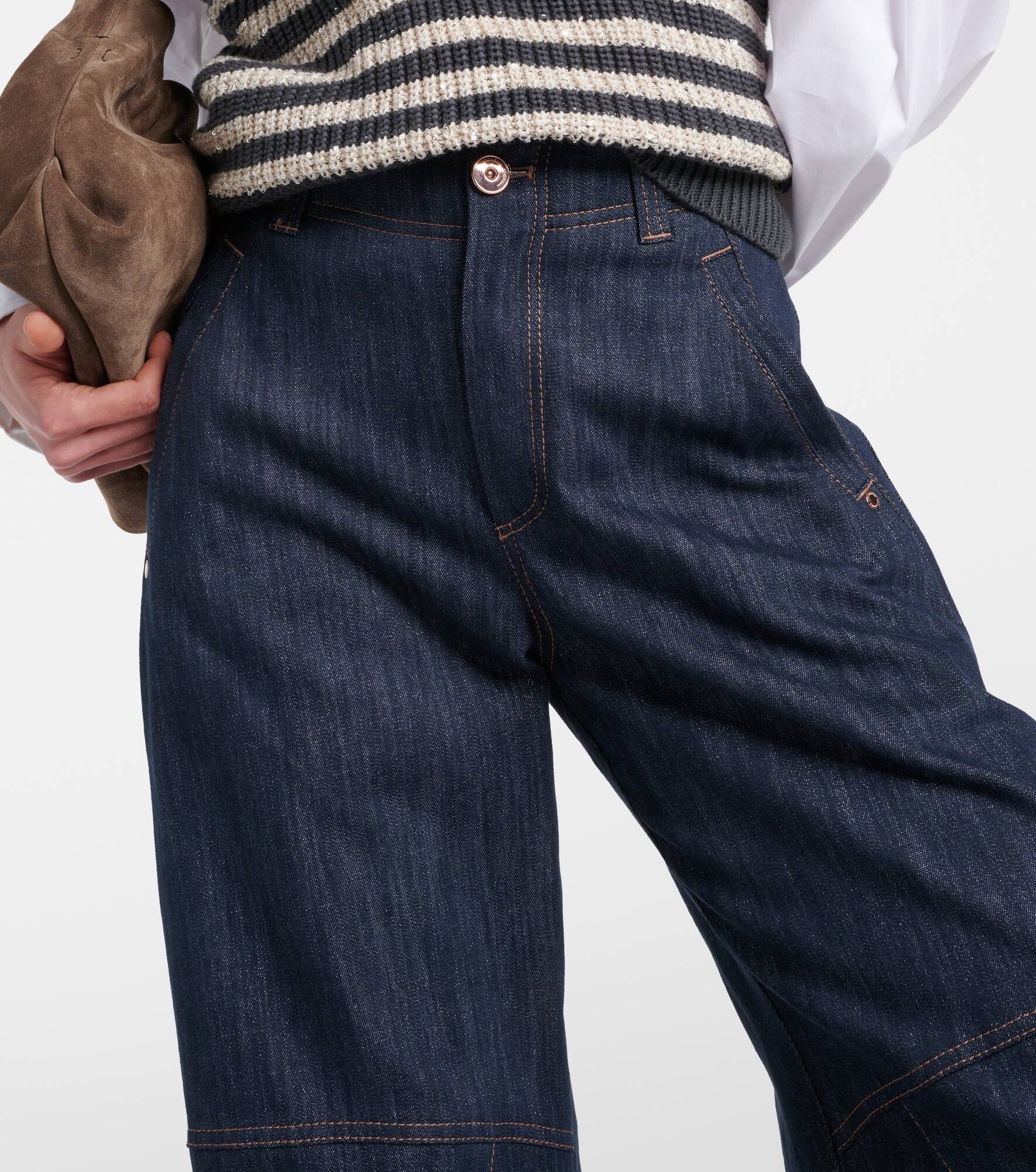 High-rise wide-leg jeans - 4