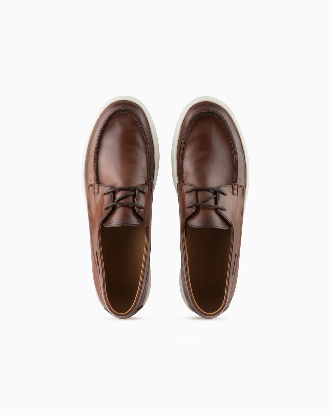 DAPPLED LEATHER BOAT SHOES - 3