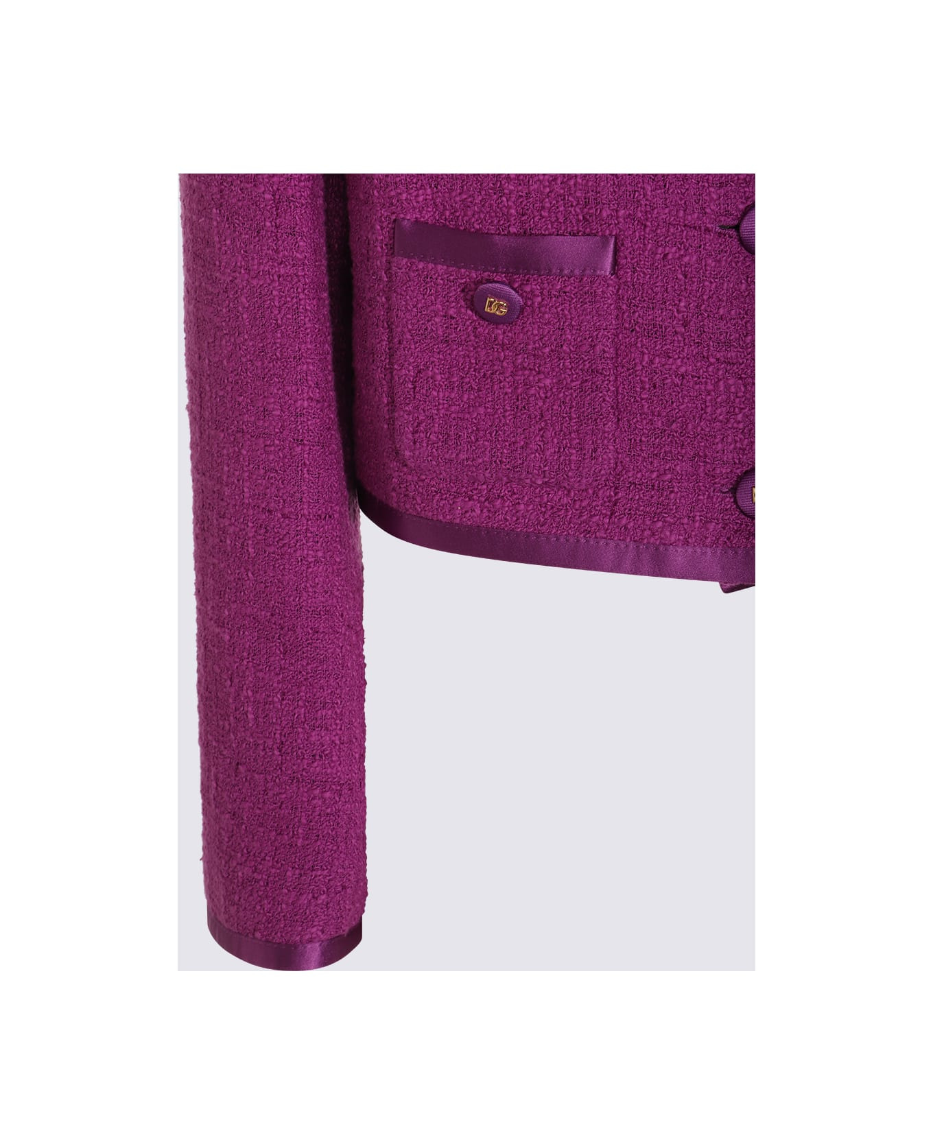 Violet Cotton Casual Jacket - 4