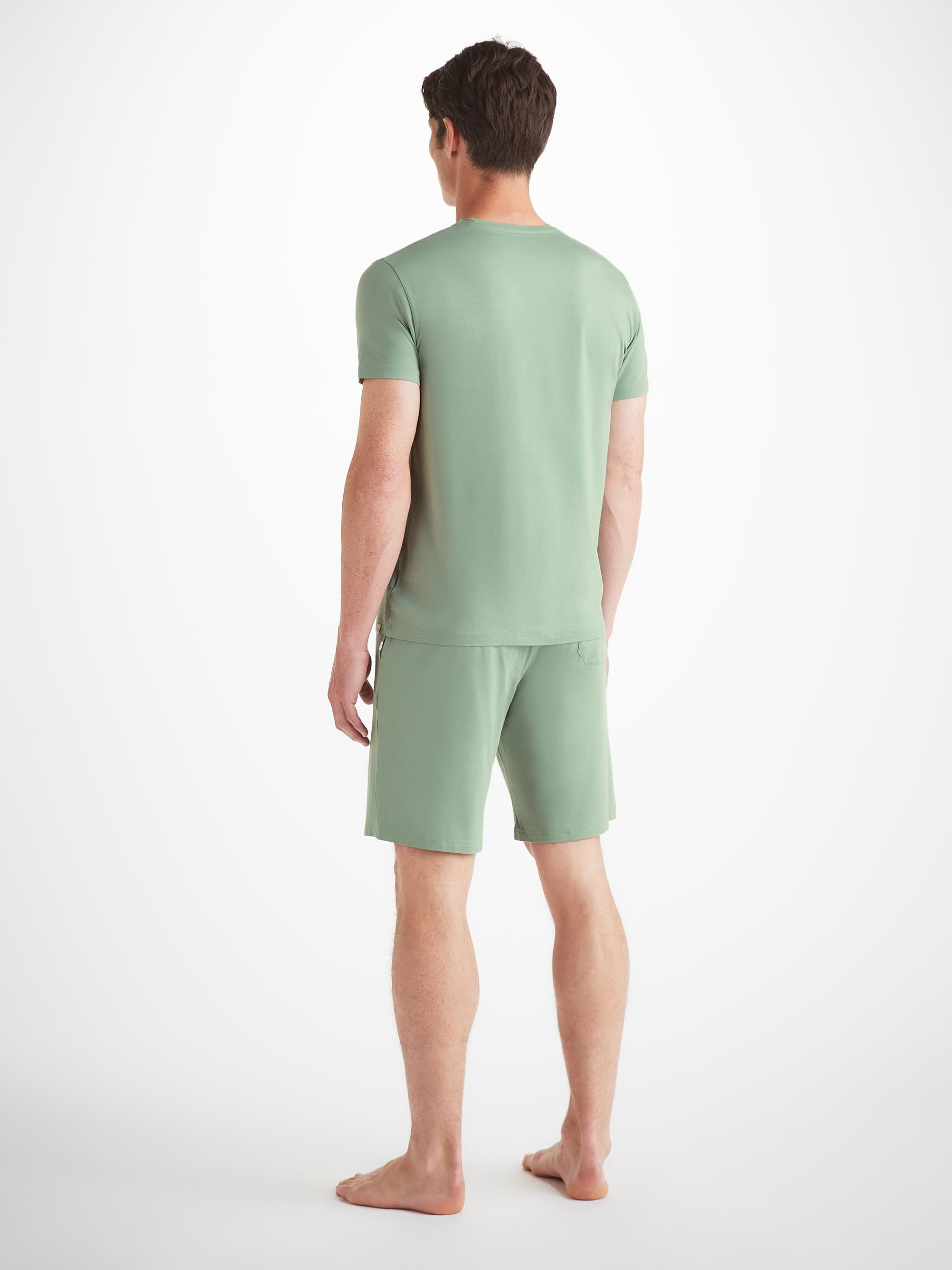 Men's T-Shirt Basel Micro Modal Stretch Eucalyptus - 4