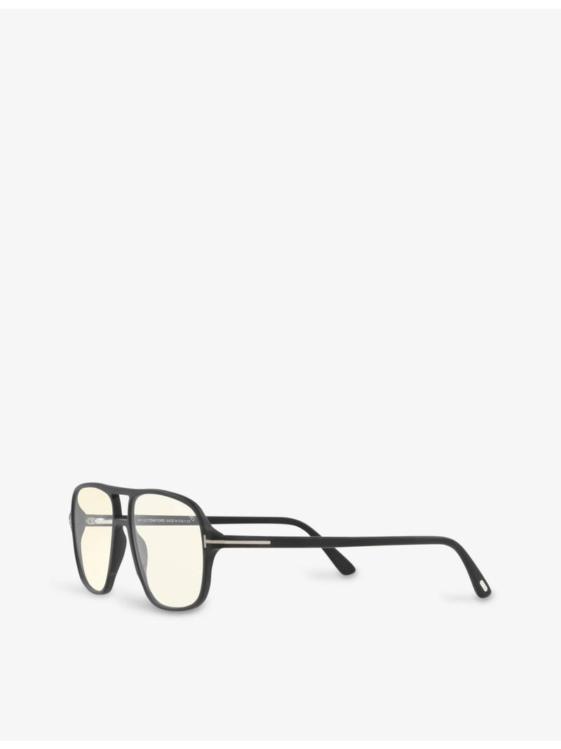 FT5737 aviator-frame acetate sunglasses 4