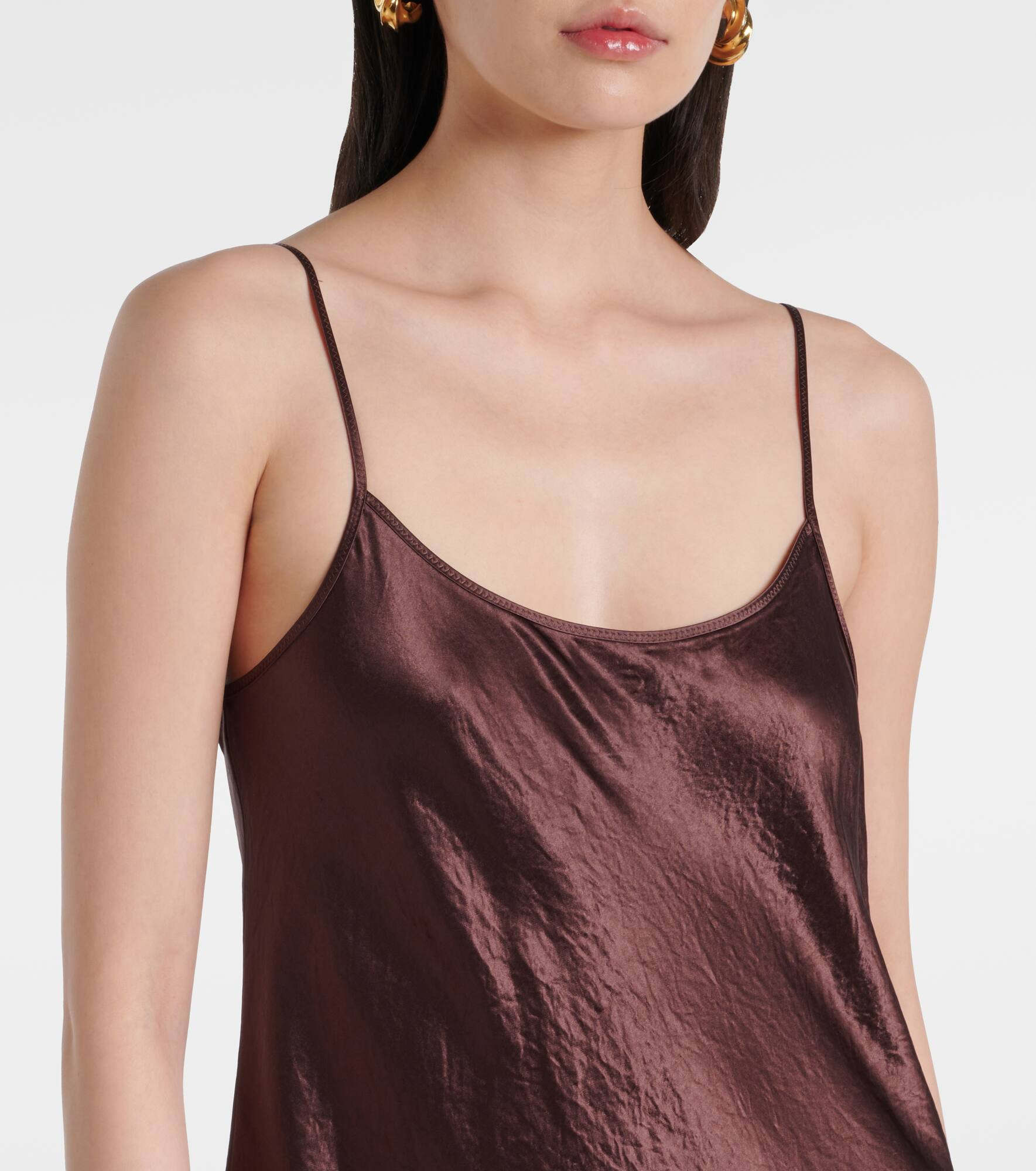 Satin slip dress - 4