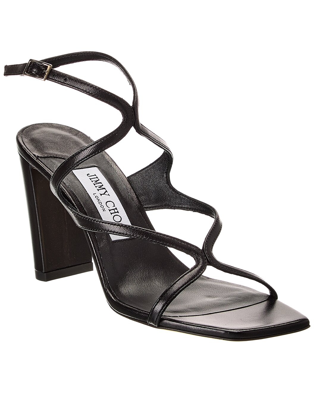 Jimmy Choo Azie 85 Leather Sandal - 1