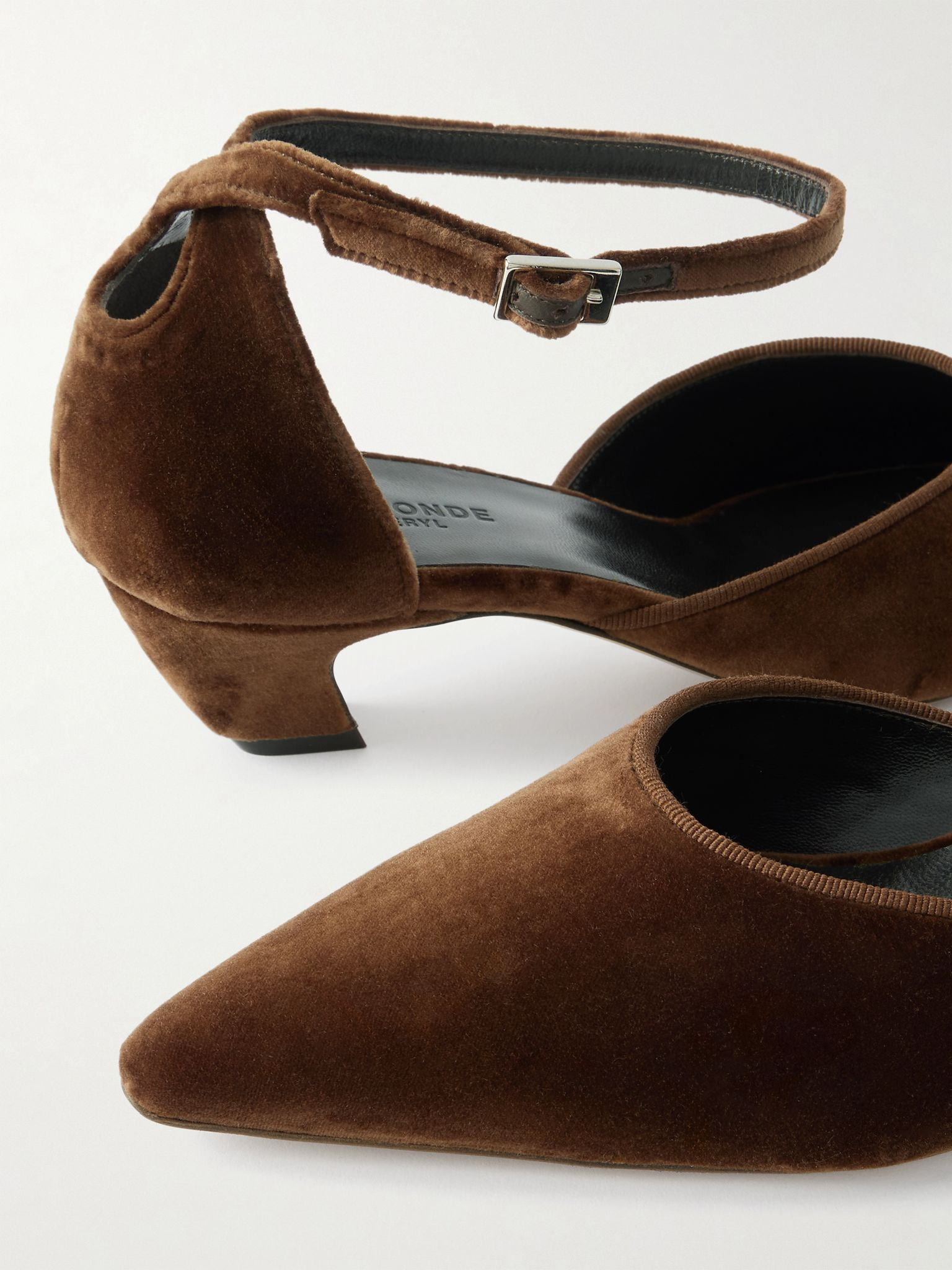Victoria suede pumps Brown - 4