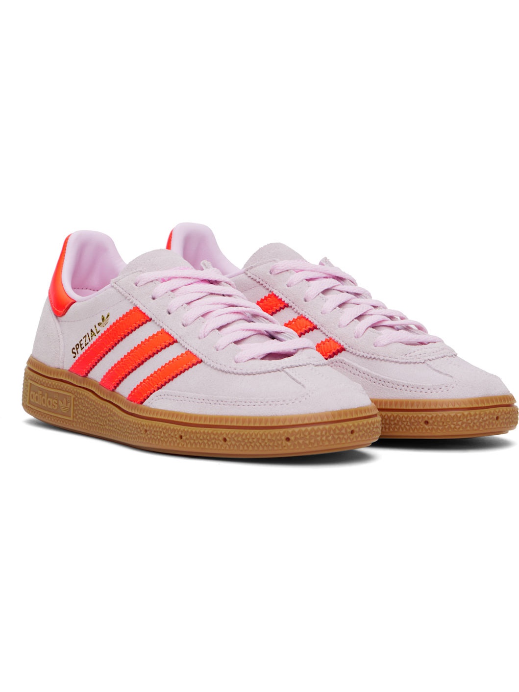 Pink & Orange Handball Spezial Sneakers - 4
