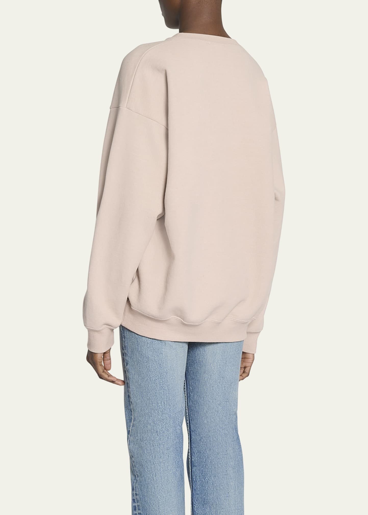 Logo Cotton Crew Sweatshirt - 3
