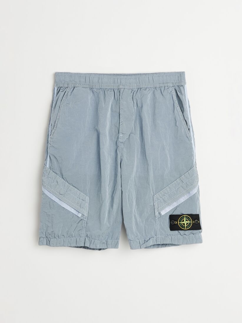 Stone Island STONE ISLAND BERMUDA COMFORT NYLON METAL SHORTS SKY - Main Image