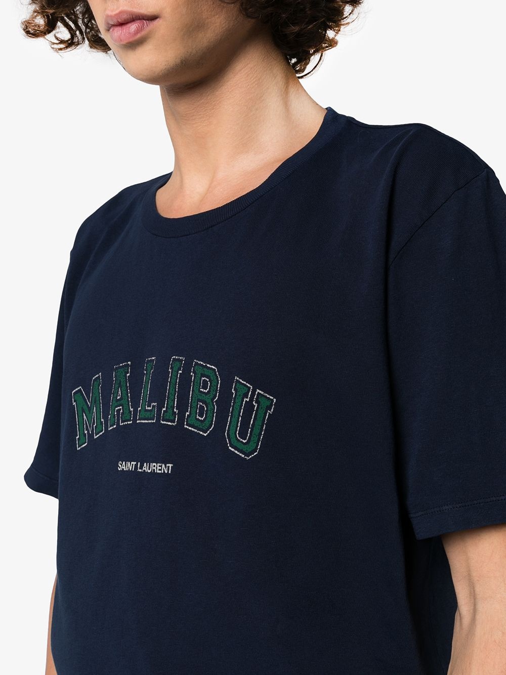 Malibu logo print T-shirt - 5