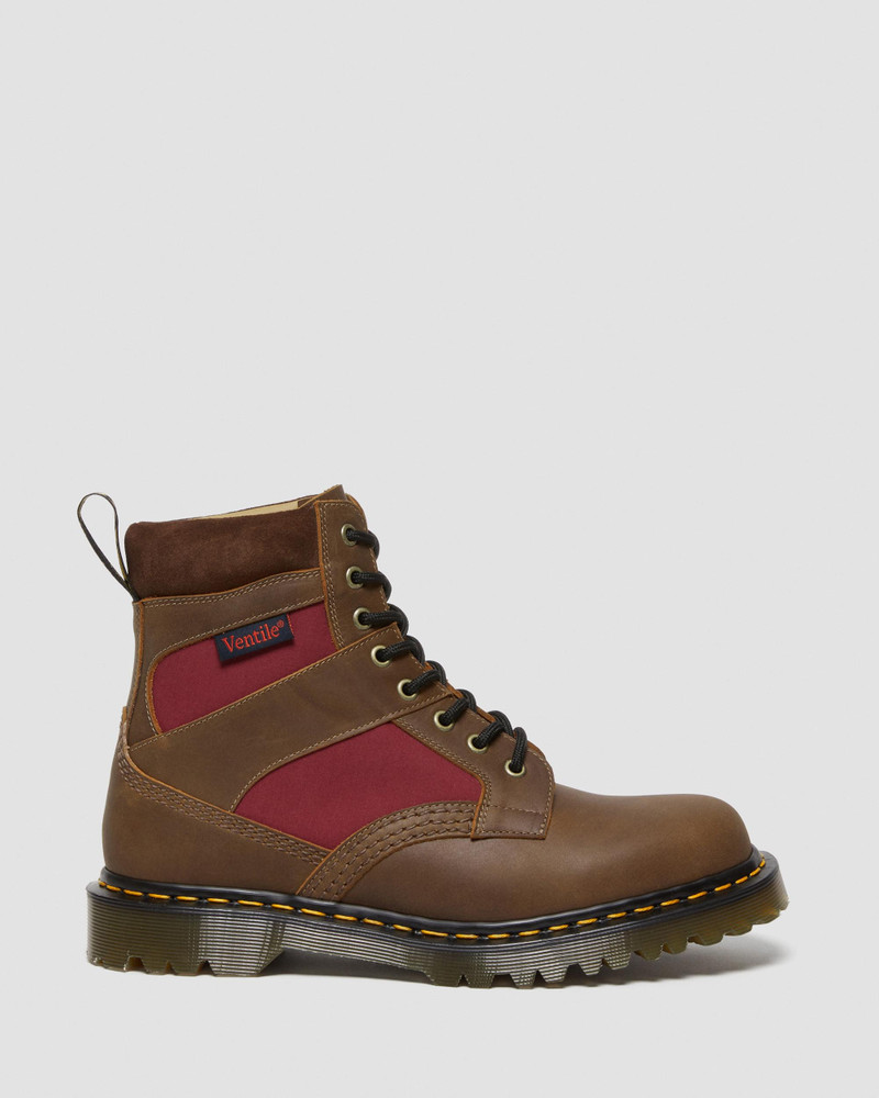 1460 Made in England Padded Panel Lace Up Boots 1