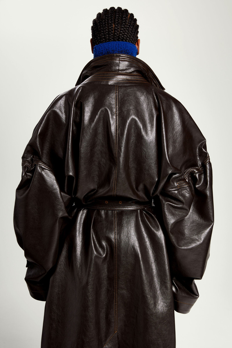 Wire Maxi Trench Coat 8