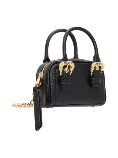 VERSACE JEANS COUTURE Black Curb Chain Top Handle Bag outlook