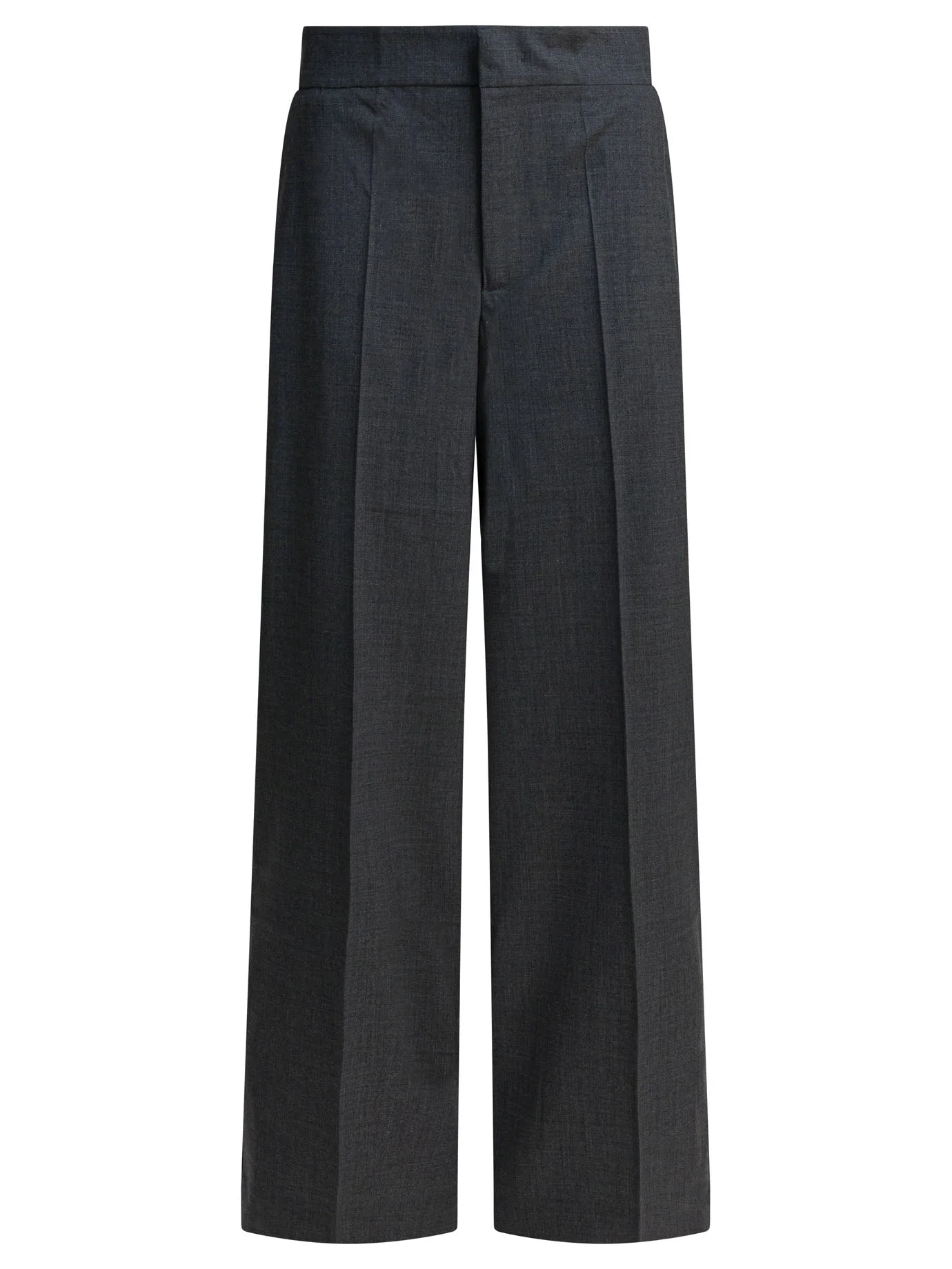 Sa Su Phi Virgin Wool Trousers Grey Women - 1