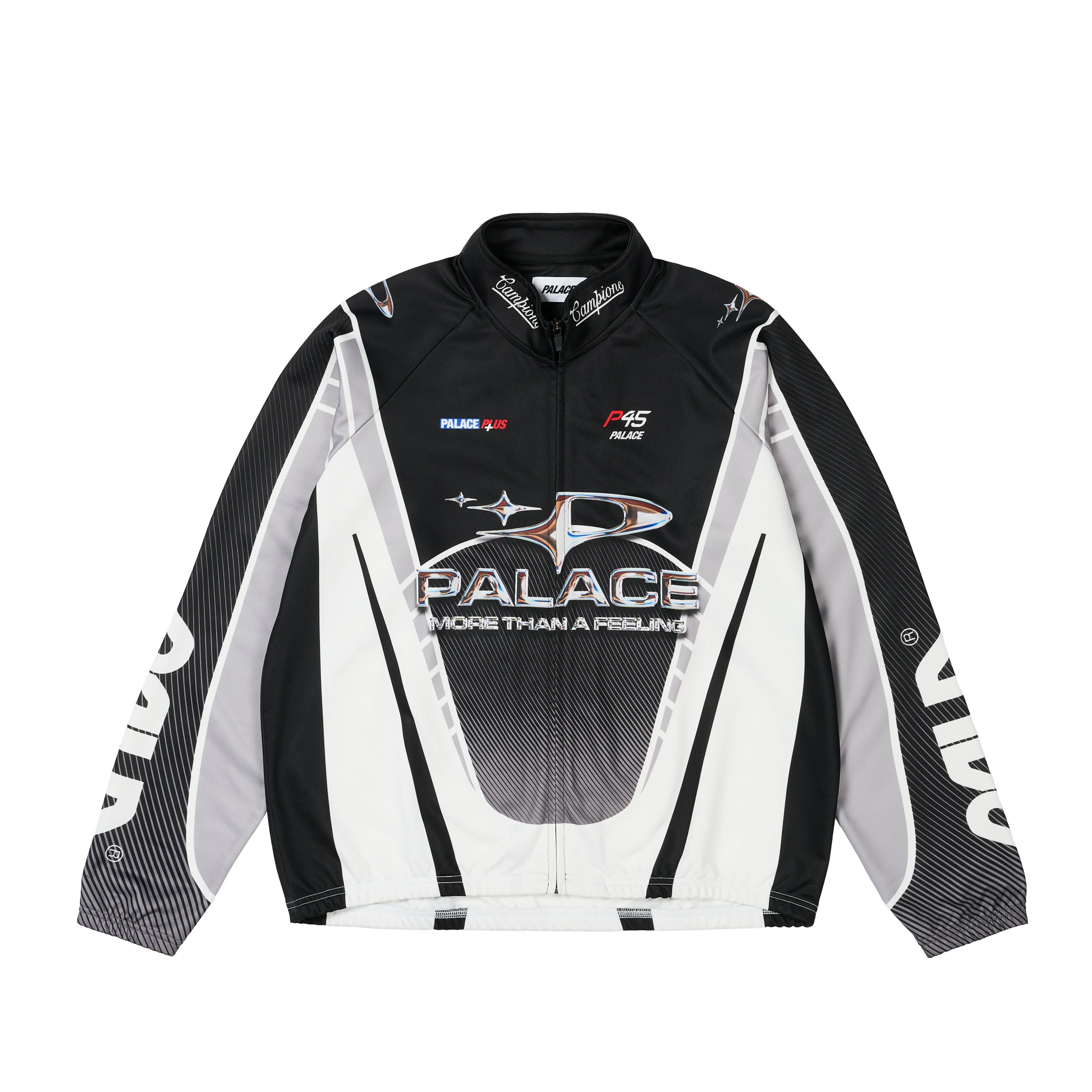 MORE THAN A CYCLING ZIP JACKET BLACK / SILVER - 1
