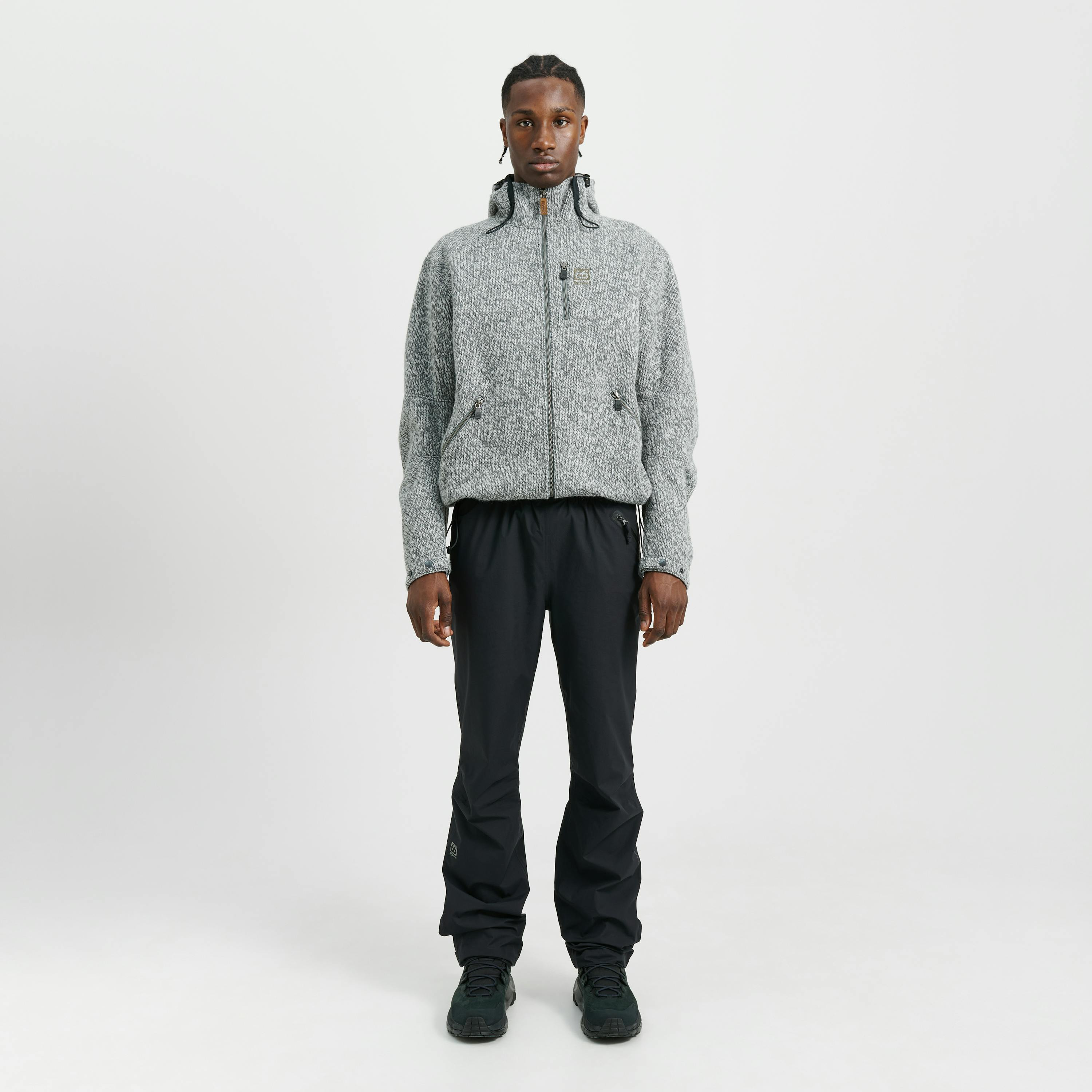 Vindur Fleece lined hooded wool jacket (Unisex) - 2