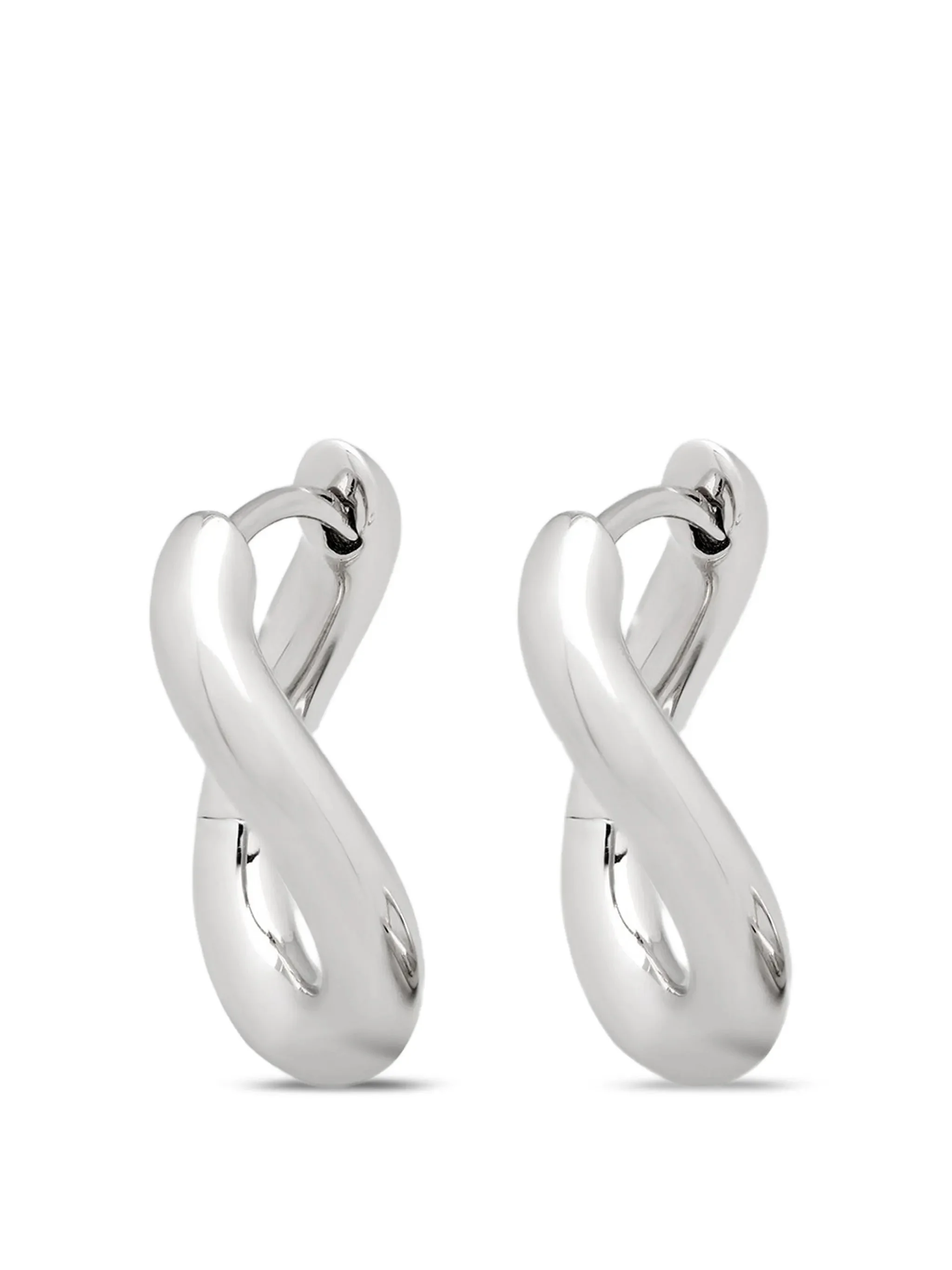 Tom Wood Medium River Hoop Earrings - 1