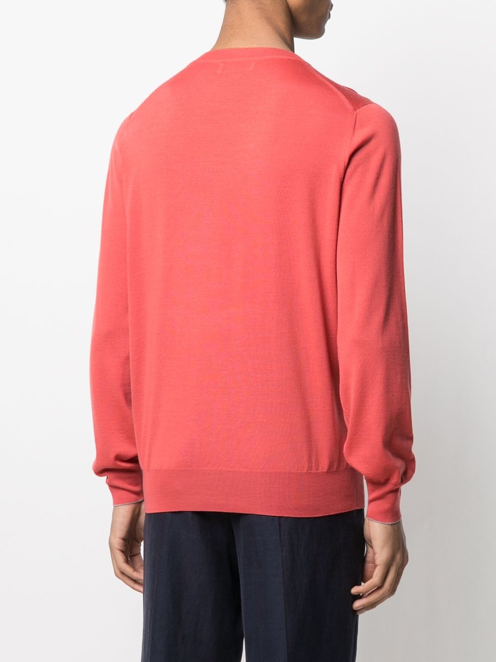 crew neck knitted jumper - 4