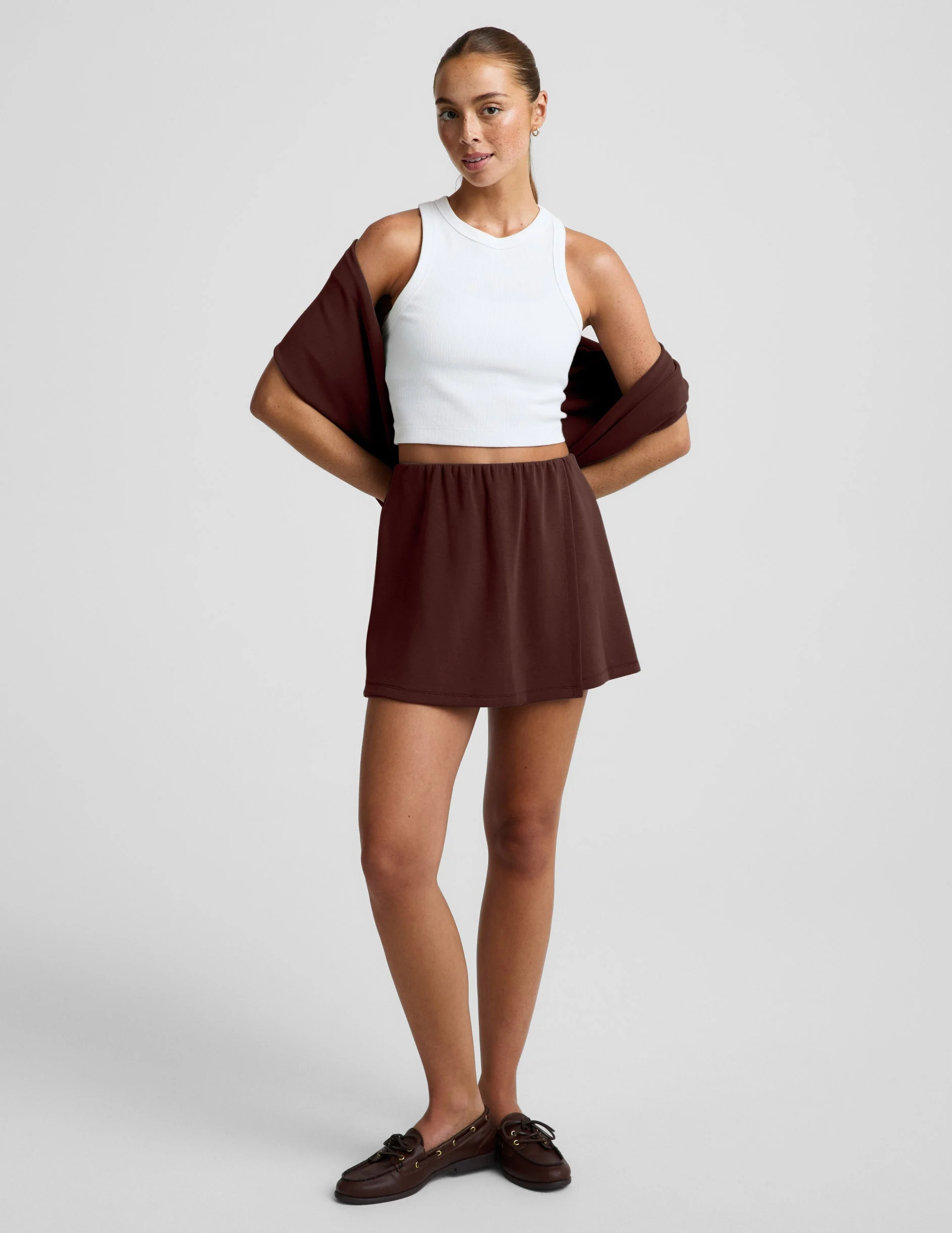 Luxe Sandwash Skort - 1