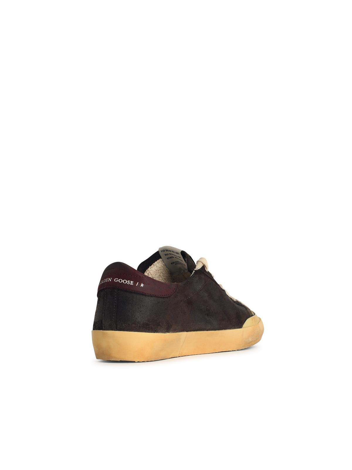 Golden Goose Brown Leather Sneakers Men - 3