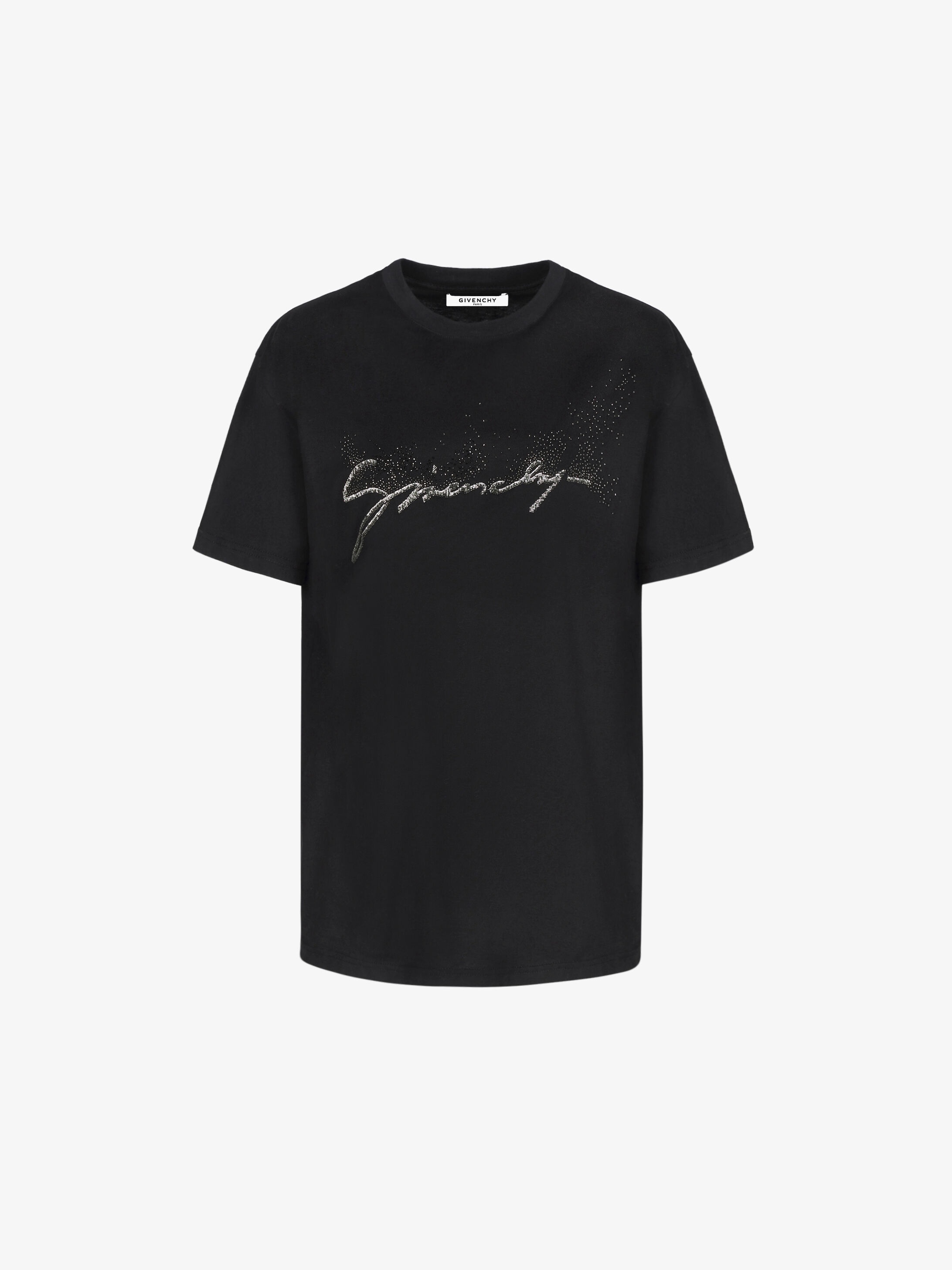 GIVENCHY pearls embroidered t-shirt - 1