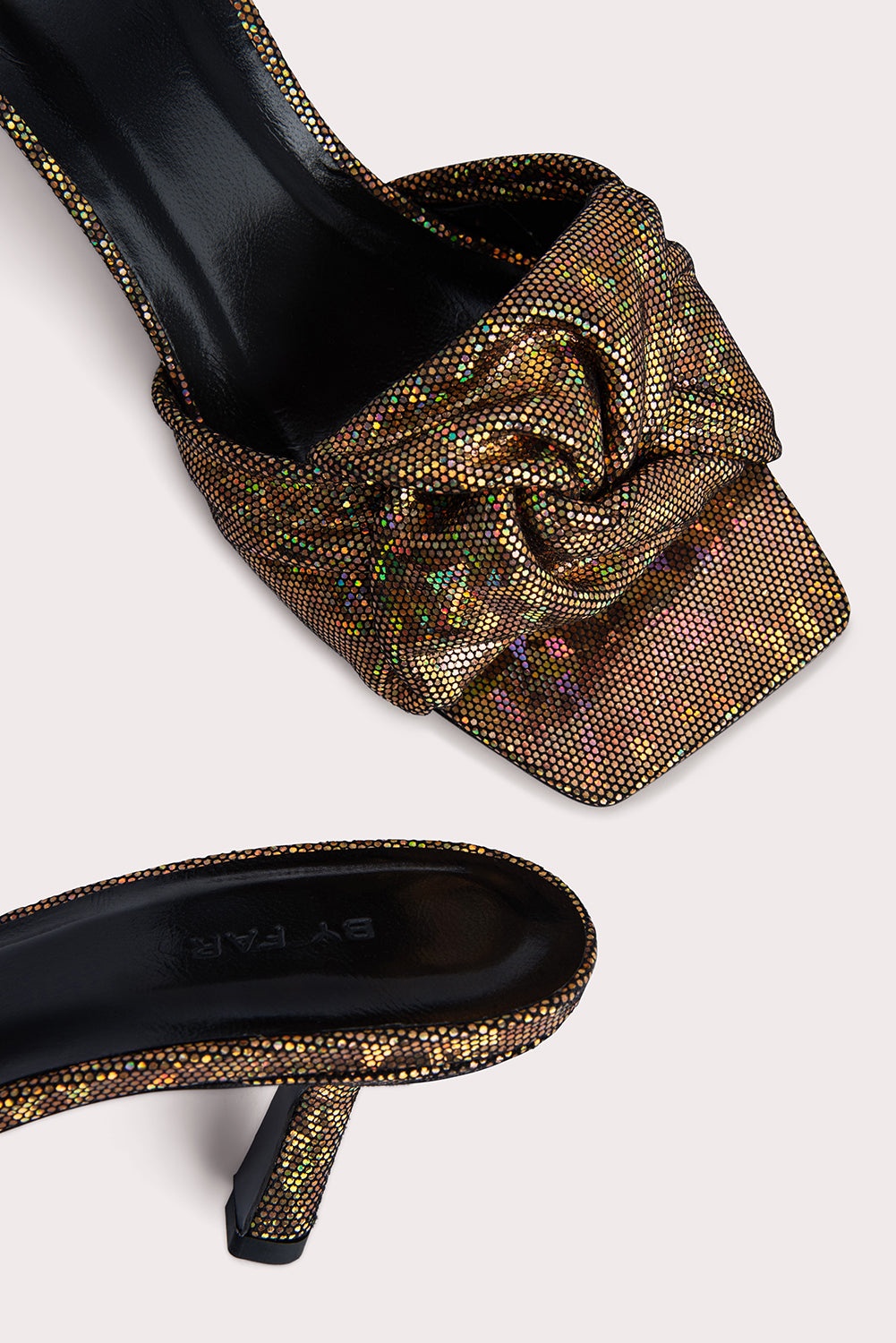 Lana Disco Bronze Hologram Leather - 8