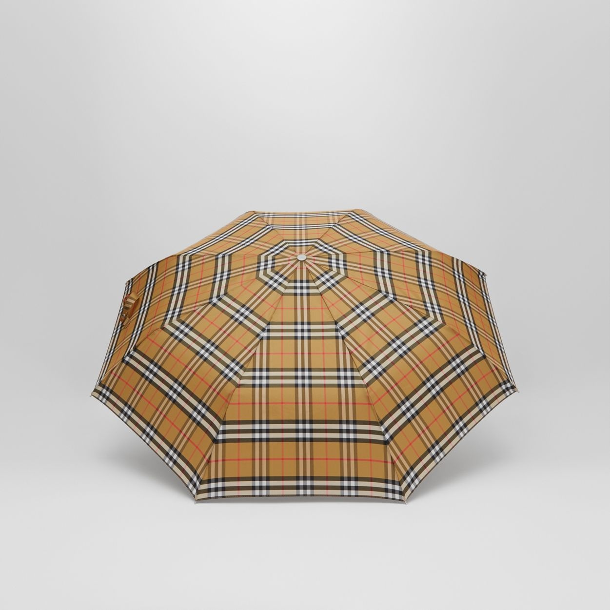 Vintage Check Folding Umbrella - 5