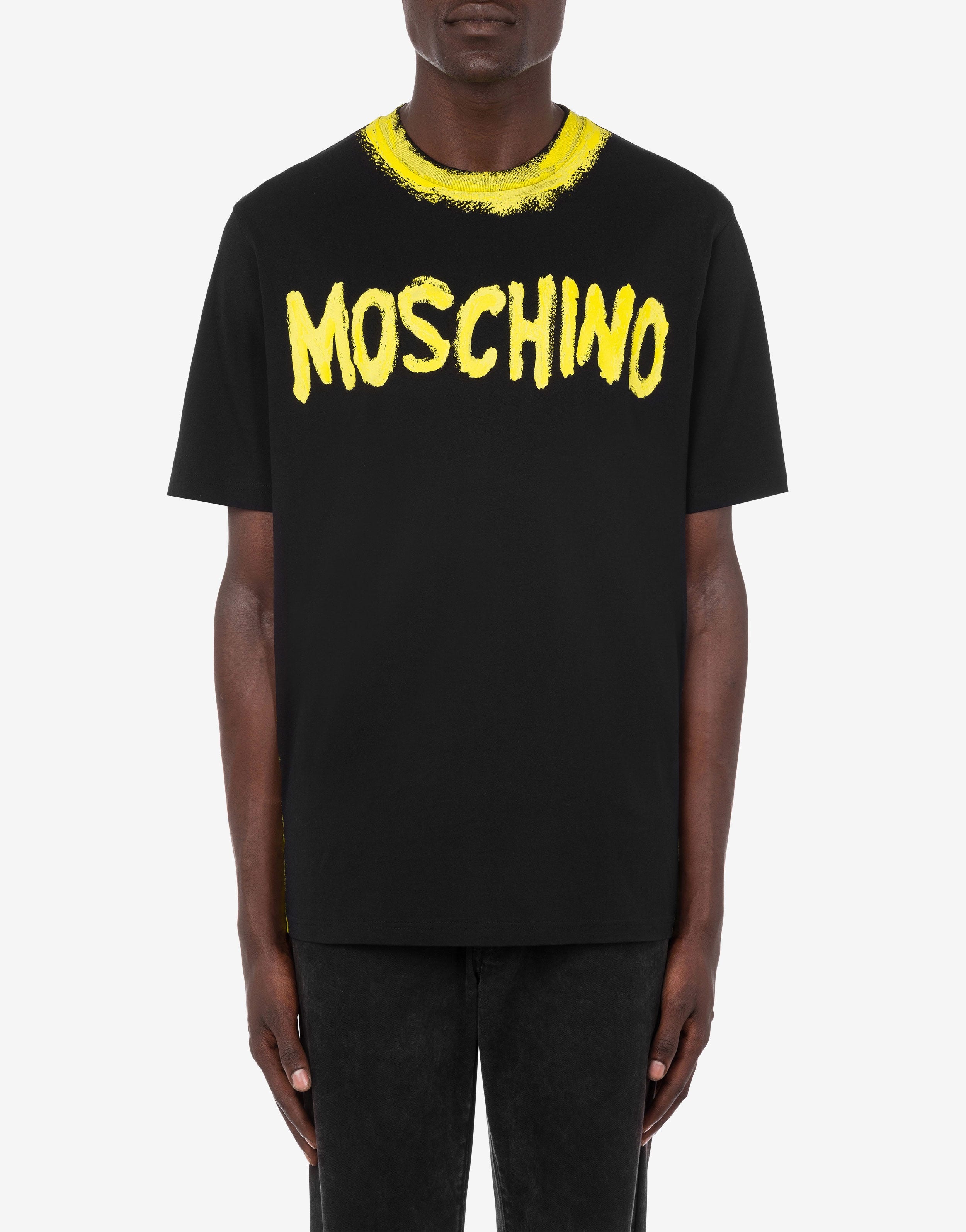 MOSCHINO PAINT ORGANIC JERSEY T-SHIRT - 2