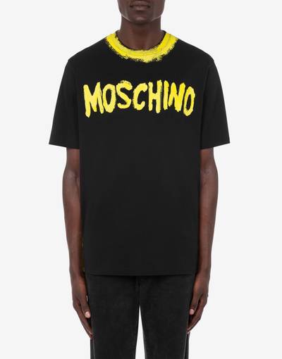 Moschino MOSCHINO PAINT ORGANIC JERSEY T-SHIRT outlook